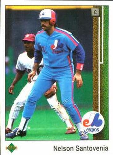 #380 Nelson Santovenia - Montreal Expos - 1989 Upper Deck Baseball