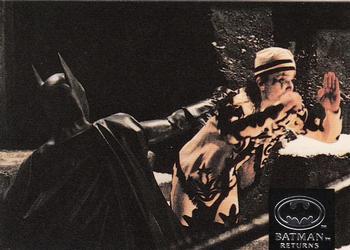 #80 Battling the evil Red Triangle Circus Gang, B - 1992 Stadium Club Batman Returns