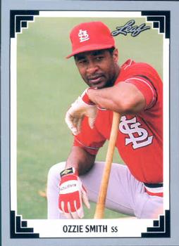 #80 Ozzie Smith - St. Louis Cardinals - 1991 Leaf Baseball