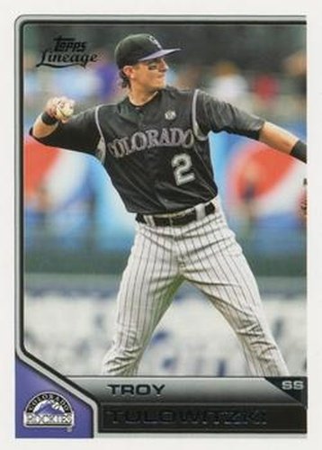 #80 Troy Tulowitzki - Colorado Rockies - 2011 Topps Lineage Baseball