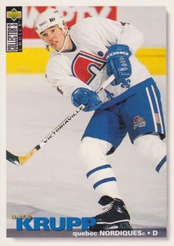 #80 Uwe Krupp - Quebec Nordiques - 1995-96 Collector's Choice Hockey