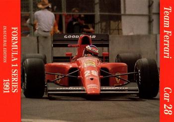 #80 Jean Alesi - Ferrari - 1991 Carms Formula 1 Racing