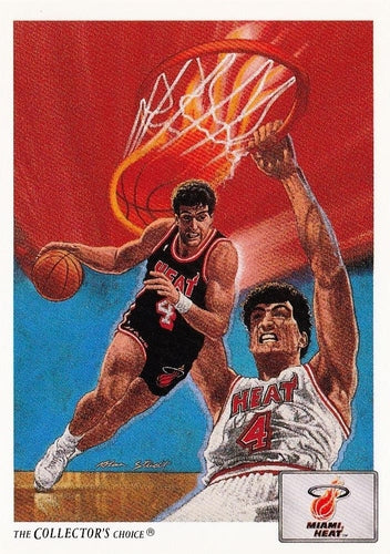 #80 Rony Seikaly - Miami Heat - 1991-92 Upper Deck Basketball