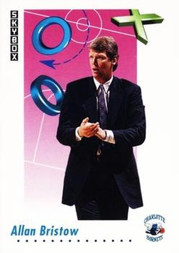 #380 Allan Bristow - Charlotte Hornets - 1991-92 SkyBox Basketball