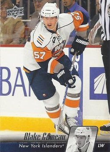 #80 Blake Comeau - New York Islanders - 2010-11 Upper Deck Hockey