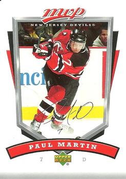 #180 Paul Martin - New Jersey Devils - 2006-07 Upper Deck MVP Hockey