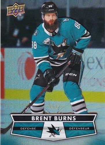 #80 Brent Burns - San Jose Sharks - 2021-22 Upper Deck Tim Hortons Hockey