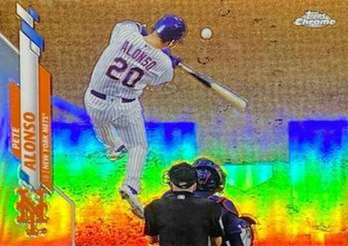 #80b Pete Alonso - New York Mets - 2020 Topps Chrome Baseball