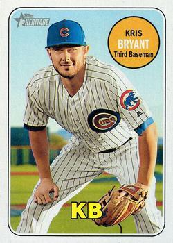 #80c Kris Bryant - Chicago Cubs - 2018 Topps Heritage Baseball