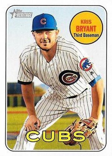 #80d Kris Bryant - Chicago Cubs - 2018 Topps Heritage Baseball