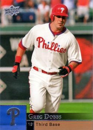 #810 Greg Dobbs - Philadelphia Phillies - 2009 Upper Deck Baseball
