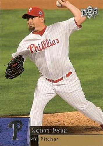 #811 Scott Eyre - Philadelphia Phillies - 2009 Upper Deck Baseball