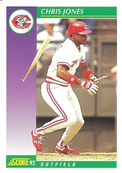#811 Chris Jones - Cincinnati Reds - 1992 Score Baseball