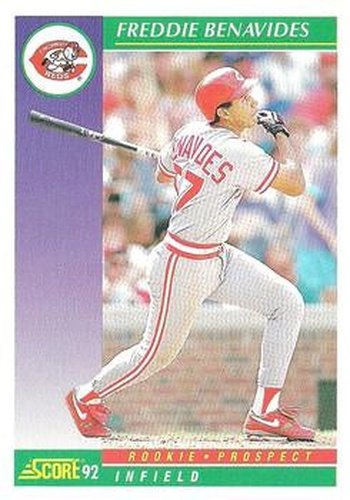 #813 Freddie Benavides - Cincinnati Reds - 1992 Score Baseball