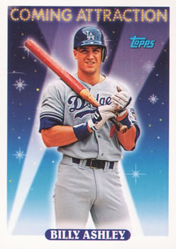 #815 Billy Ashley - Los Angeles Dodgers - 1993 Topps Baseball
