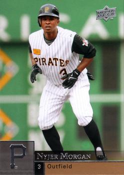 #818 Nyjer Morgan - Pittsburgh Pirates - 2009 Upper Deck Baseball