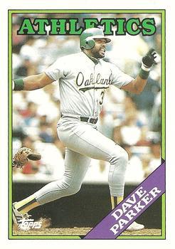 #81T Dave Parker - Oakland Athletics - 1988 Topps Traded Baseball