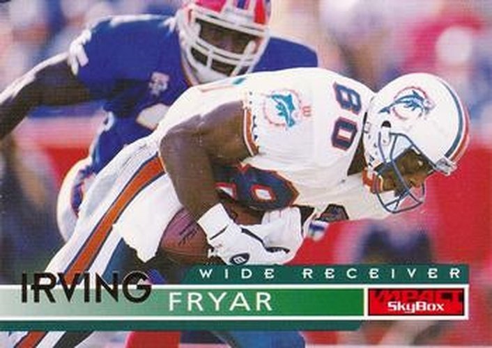 #81 Irving Fryar - Miami Dolphins - 1995 SkyBox Impact Football