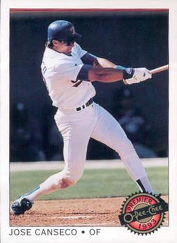 #81 Jose Canseco - Texas Rangers - 1993 O-Pee-Chee Premier Baseball