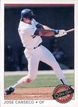 #81 Jose Canseco - Texas Rangers - 1993 O-Pee-Chee Premier Baseball