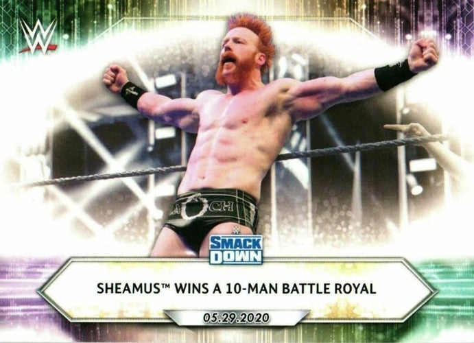 #81 Sheamus Wins a 10-Man Battle Royal - 2021 Topps WWE Wrestling