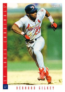 #81 Bernard Gilkey - St. Louis Cardinals - 1993 Score Baseball