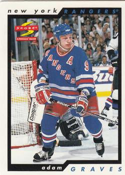 #81 Adam Graves - New York Rangers - 1996-97 Score Hockey