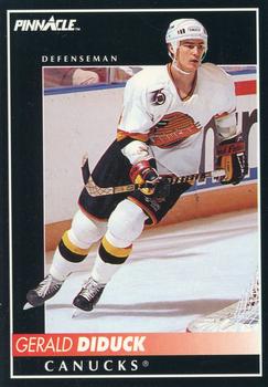 #81 Gerald Diduck - Vancouver Canucks - 1992-93 Pinnacle Canadian Hockey