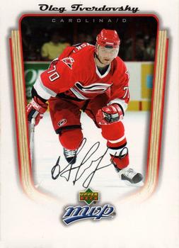 #81 Oleg Tverdovsky - Carolina Hurricanes - 2005-06 Upper Deck MVP Hockey