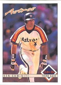 #81 Ken Caminiti - Houston Astros - 1993 O-Pee-Chee Baseball