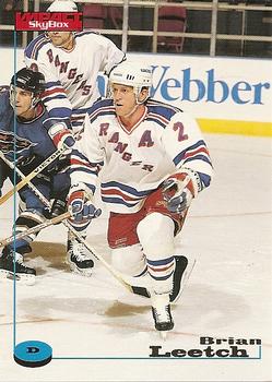#81 Brian Leetch - New York Rangers - 1996-97 SkyBox Impact Hockey