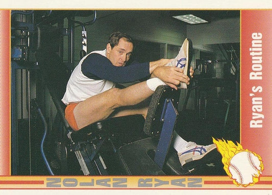 #81 Ryan's Routine - Texas Rangers - 1991 Pacific Nolan Ryan Texas Express I Baseball