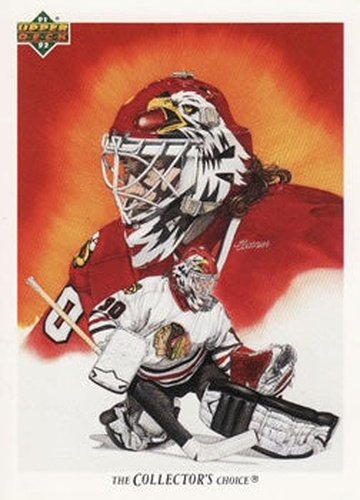 #81 Ed Belfour - Chicago Blackhawks - 1991-92 Upper Deck Hockey