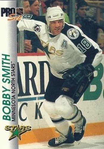 #81 Bobby Smith - Minnesota North Stars - 1992-93 Pro Set Hockey