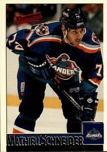 #81 Mathieu Schneider - New York Islanders - 1995-96 Bowman Hockey