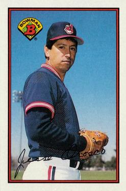 #81 Jesse Orosco - Cleveland Indians - 1989 Bowman Baseball