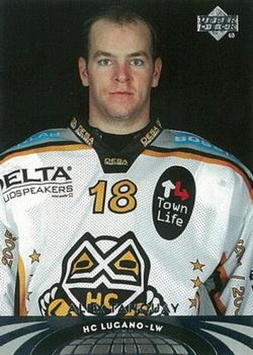 #81 Alex Tanguay - HC Lugano - 2004-05 UD All-World Edition Hockey