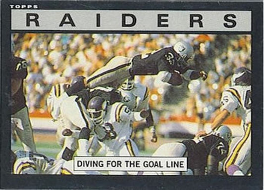 #281 Raiders Team Leaders - Los Angeles Raiders - 1985 Topps Football