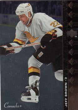#SP-81 Jeff Brown - Vancouver Canucks - 1994-95 Upper Deck Hockey - SP