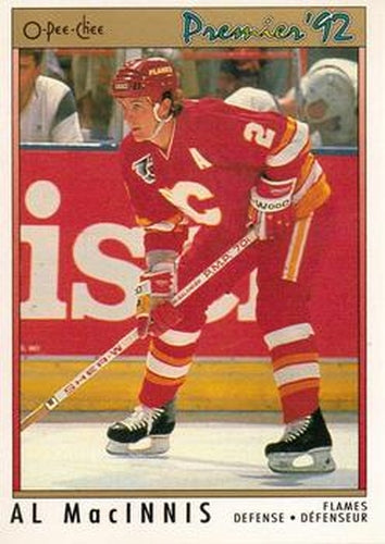 #81 Al MacInnis - Calgary Flames - 1991-92 O-Pee-Chee Premier Hockey