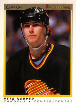 #81 Petr Nedved - Vancouver Canucks - 1990-91 O-Pee-Chee Premier Hockey
