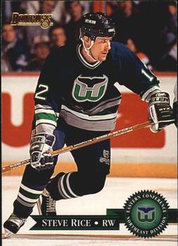 #81 Steven Rice - Hartford Whalers - 1995-96 Donruss Hockey