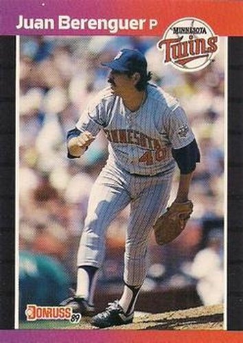 #81 Juan Berenguer - Minnesota Twins - 1989 Donruss Baseball