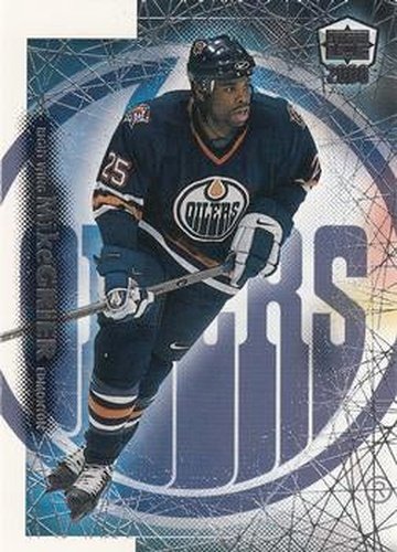 #81 Mike Grier - Edmonton Oilers - 1999-00 Pacific Dynagon Ice Hockey