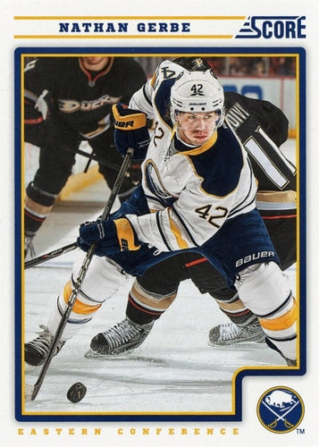 #81 Nathan Gerbe - Buffalo Sabres - 2012-13 Score Hockey