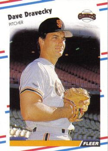#81 Dave Dravecky - San Francisco Giants - 1988 Fleer Baseball