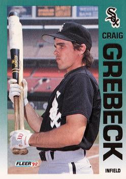 #81 Craig Grebeck - Chicago White Sox - 1992 Fleer Baseball