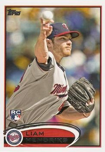 #81 Liam Hendriks - Minnesota Twins - 2012 Topps Baseball