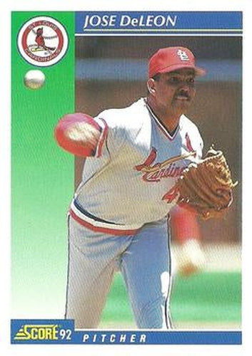 #81 Jose DeLeon - St. Louis Cardinals - 1992 Score Baseball