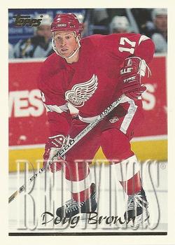#81 Doug Brown - Detroit Red Wings - 1995-96 Topps Hockey